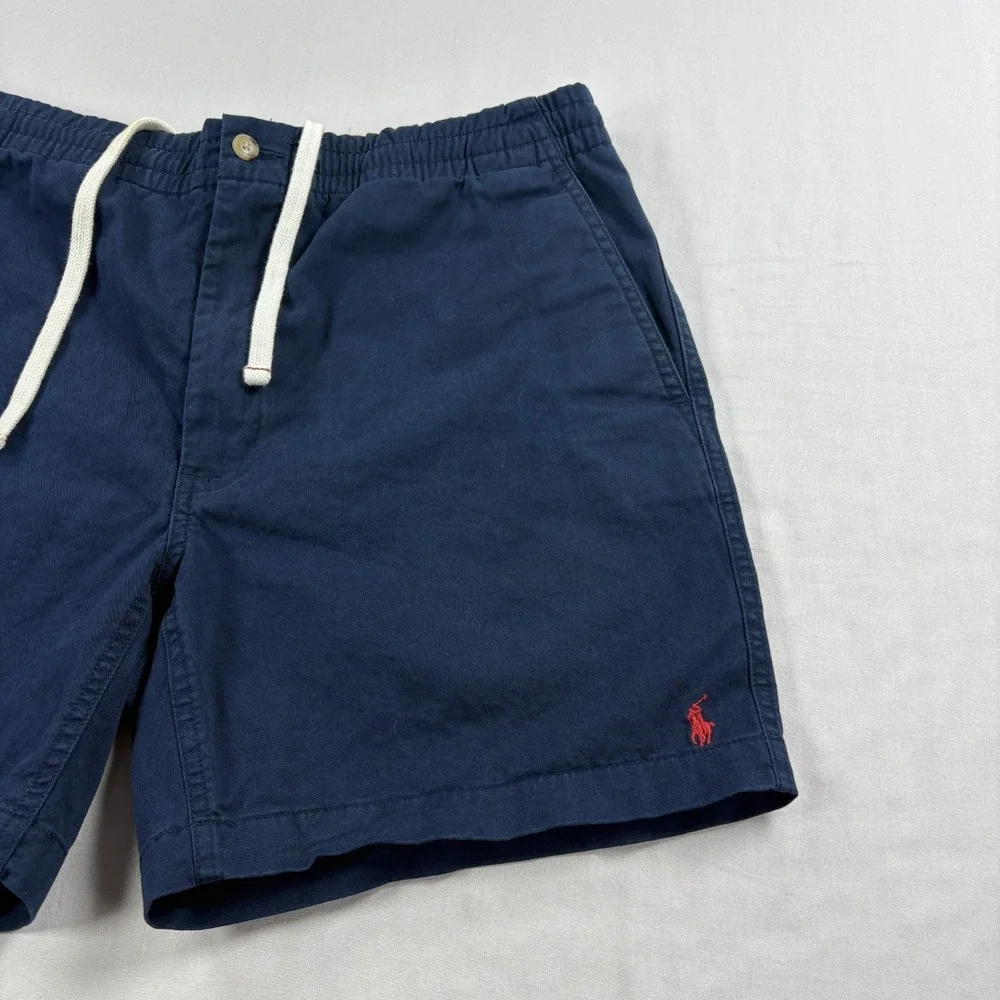 Polo Ralph Lauren Shorts Mens Large Blue Prepster Chino Stretch Classic Fit